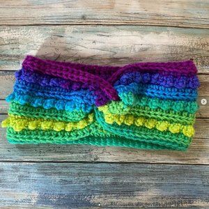 Crochet Picot Headband Earwarmer